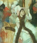 Portrait after a Costume Ball Edgar Degas